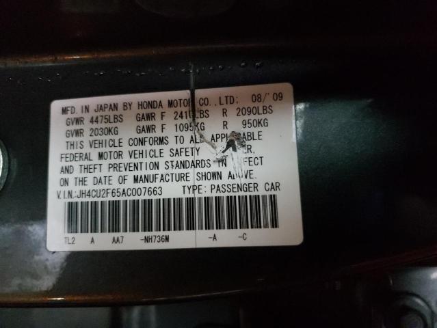 JH4CU2F65AC007663 Acura TSX