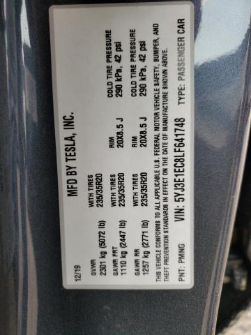 2020 TESLA MODEL 3 - 5YJ3E1EC8LF641748
