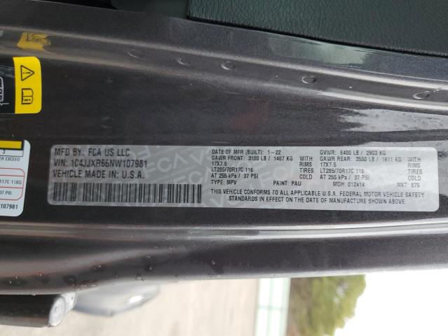 1C4JJXR66NW107981 Jeep Wrangler Unlimited Rubicon 4xe