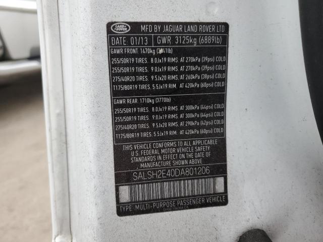 SALSH2E40DA801206 Land Rover Range Rover Sport Sc
