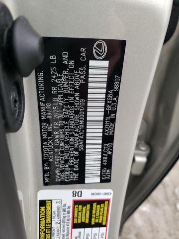 2021 LEXUS ES 300H UL 58AFA1C1XMU001709