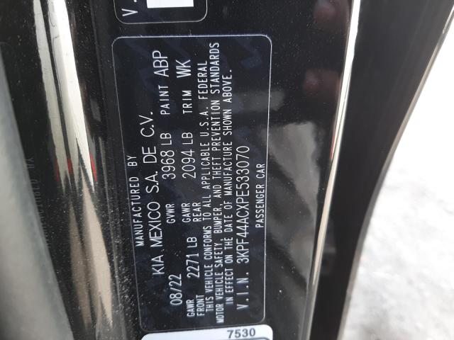 3KPF44ACXPE533070 KIA FORTE GT