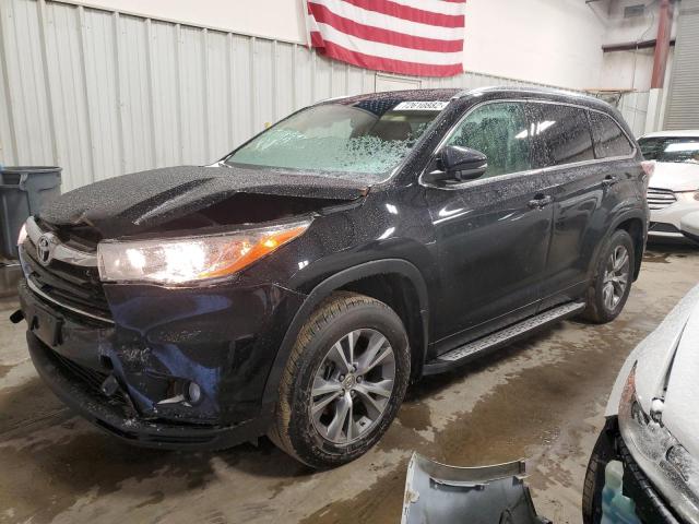 VIN 5TDKKRFH8ES013300 2014 Toyota Highlander, Xle no.1