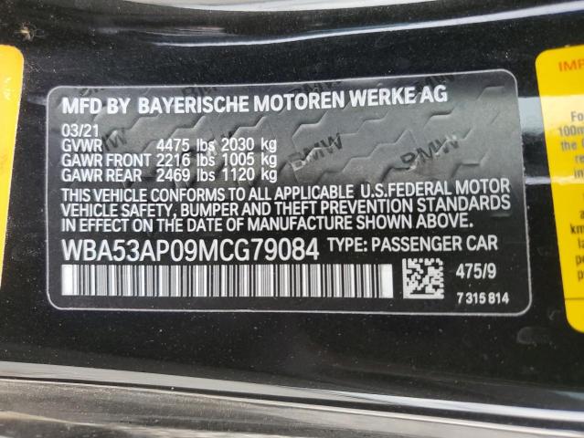WBA53AP09MCG79084 BMW 4 Series