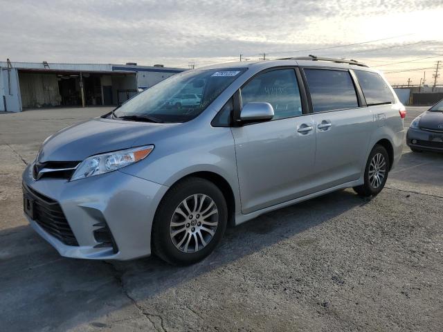 Salvage cars for sale from Copart Sun Valley, CA: 2020 Toyota Sienna LE
