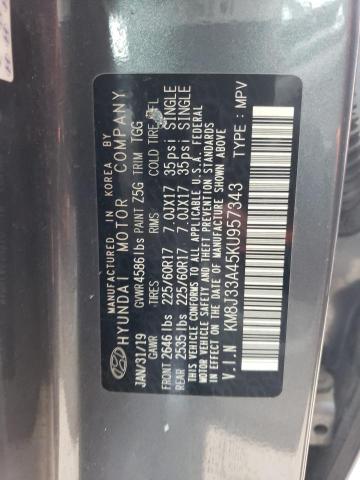 2019 HYUNDAI TUCSON LIM - KM8J33A45KU957343