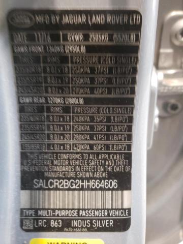 SALCR2BG2HH664606 Land Rover Discovery