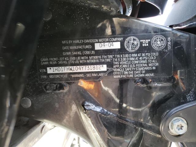 2004 HARLEY-DAVIDSON FLHPI 1HD1FHW104Y731812