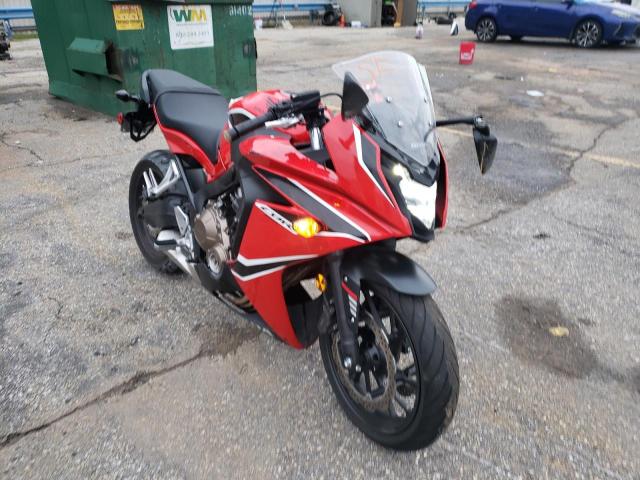 Salvage Motorcycles for sale at auction: 2018 Honda CBR650 F