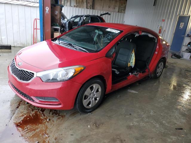 Salvage cars for sale from Copart Mebane, NC: 2016 KIA Forte LX