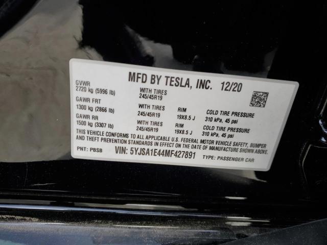 5YJSA1E44MF427891 Tesla MODEL S