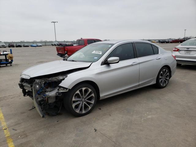 Salvage cars for sale from Copart Wilmer, TX: 2015 Honda Accord Sport