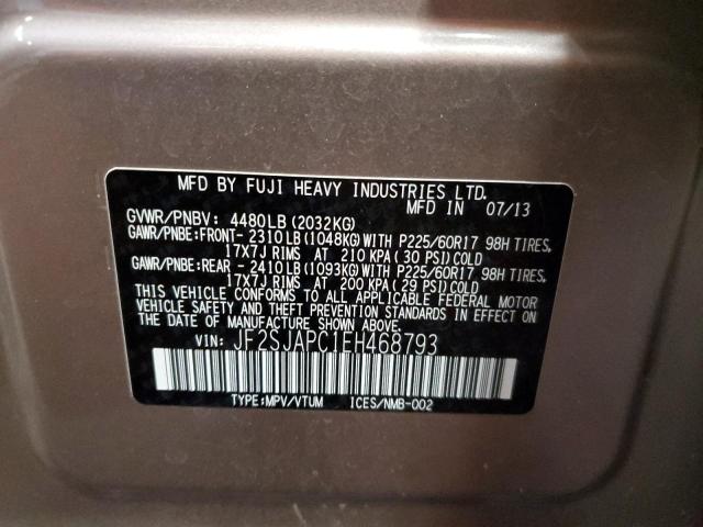 JF2SJAPC1EH468793 Subaru Forester 2.5i Touring