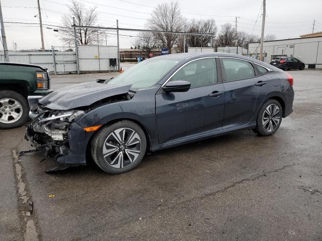 Salvage cars for sale from Copart Moraine, OH: 2017 Honda Civic EXL