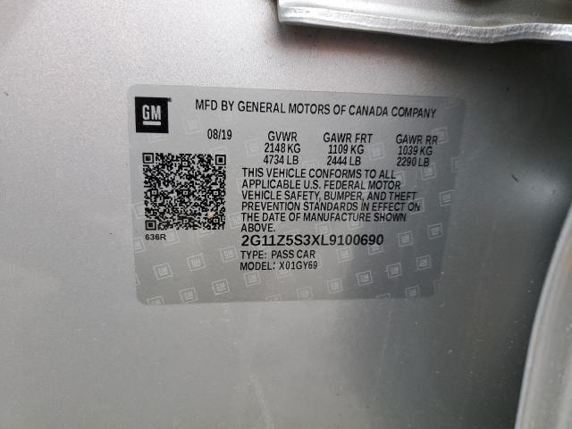 2020 CHEVROLET IMPALA LT - 2G11Z5S3XL9100690