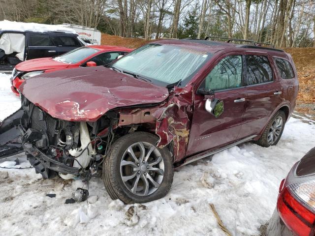 Salvage cars for sale from Copart Lyman, ME: 2018 Dodge Durango Citadel