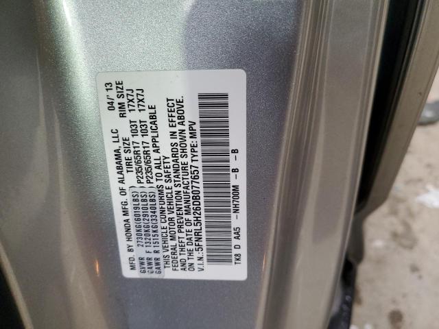 VIN 5FNRL5H26DB077657 2013 HONDA ODYSSEY no.13