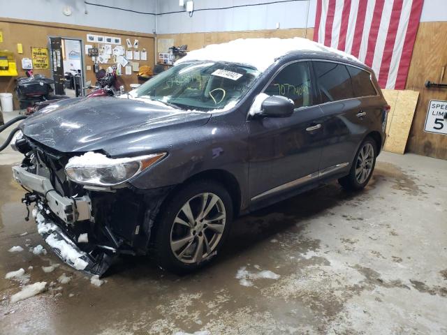 Salvage cars for sale from Copart Kincheloe, MI: 2013 Infiniti JX35