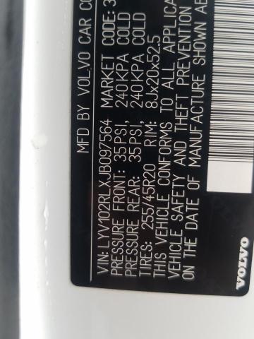 LYV102RLXJB097564 Volvo Xc60 T5 Inscription