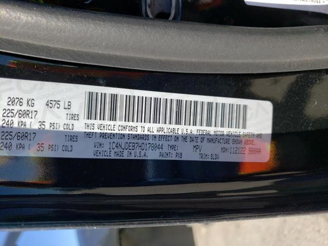 2017 JEEP COMPASS LA - 1C4NJDEB7HD178044