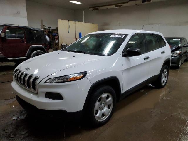 Salvage cars for sale from Copart Davison, MI: 2015 Jeep Cherokee Sport
