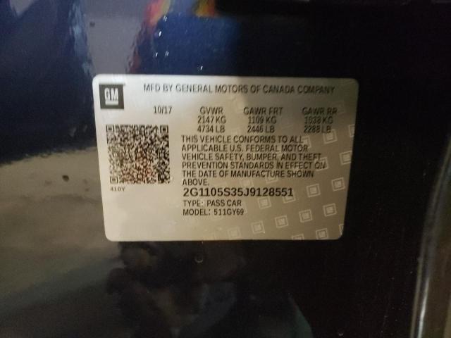 2018 CHEVROLET IMPALA LT - 2G1105S35J9128551