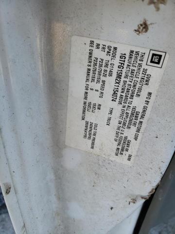 1GTFG15M2X1154074 GMC Savana G1500