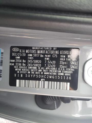 5XYP5DHC2MG151136 KIA Telluride Sx