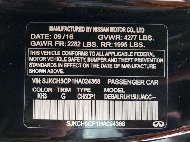 2017 INFINITI QX30 BASE - SJKCH5CP1HA024368