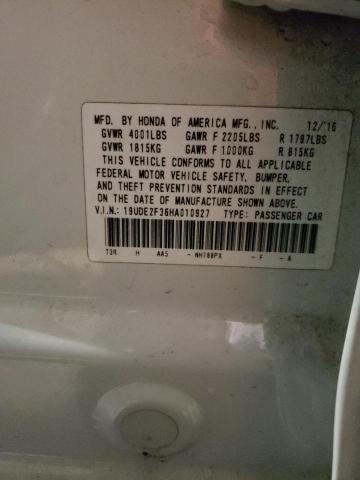 2017 ACURA ILX BASE W - 19UDE2F36HA010927