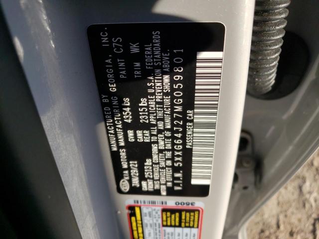 2021 KIA K5 GT LINE - 5XXG64J27MG059801