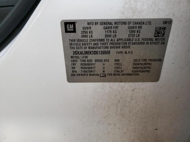 2GKALMEK3D6139568 GMC Terrain Sle