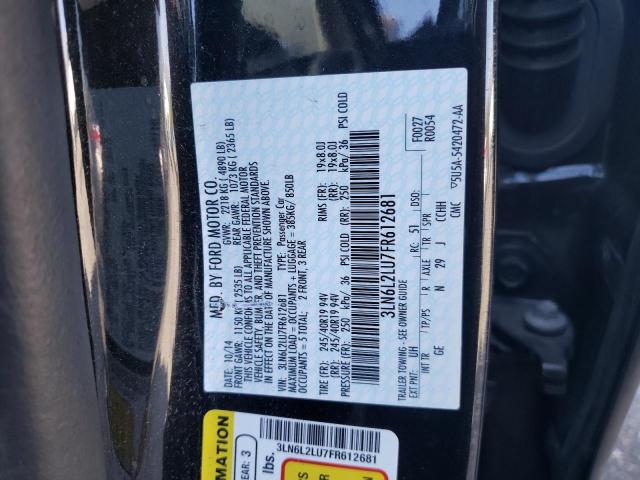 3LN6L2LU7FR612681 Lincoln MKZ