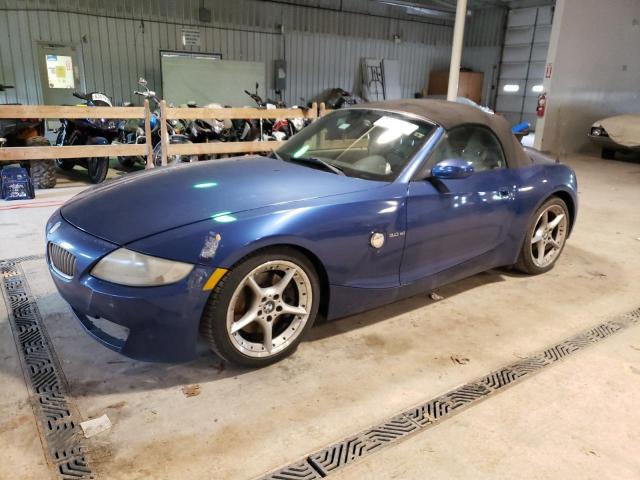 Salvage cars for sale from Copart York Haven, PA: 2006 BMW Z4 3.0SI