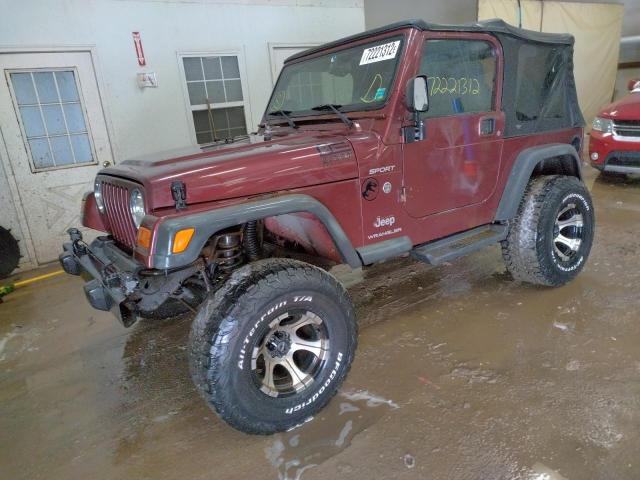 2003 JEEP WRANGLER / TJ SPORT for Sale | MI - FLINT | Wed. Mar 01, 2023 -  Used & Repairable Salvage Cars - Copart USA