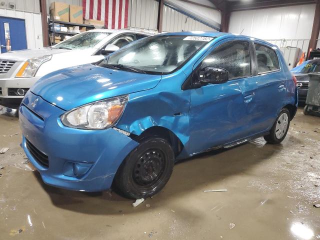 Salvage cars for sale from Copart West Mifflin, PA: 2015 Mitsubishi Mirage DE