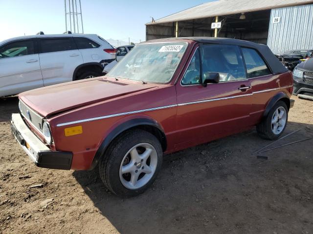 Vehiculos salvage en venta de Copart Phoenix, AZ: 1986 Volkswagen Cabriolet