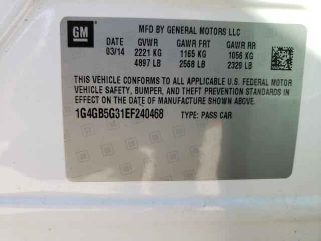 1G4GB5G31EF240468 Buick Lacrosse