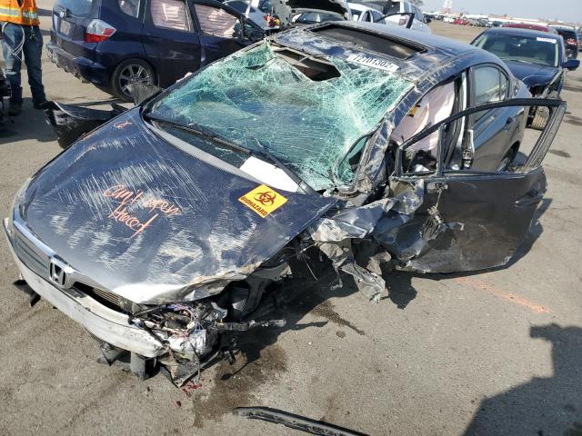Salvage cars for sale from Copart Bakersfield, CA: 2012 Honda Civic EXL