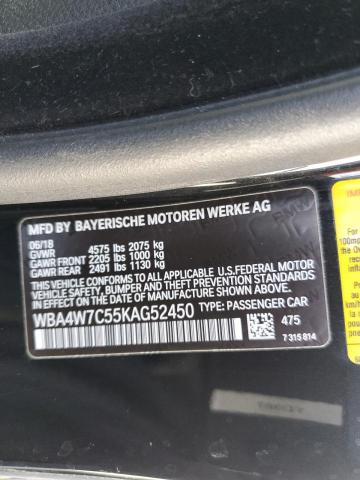 2019 BMW 440I WBA4W7C55KAG52450