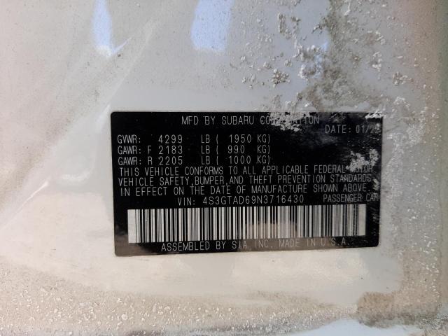4S3GTAD69N3716430 Subaru Impreza Premium