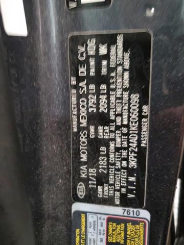 3KPF24AD1KE060098 KIA Forte