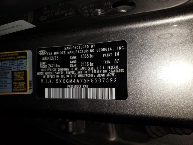 5XXGM4A75FG507392 KIA Optima Lx