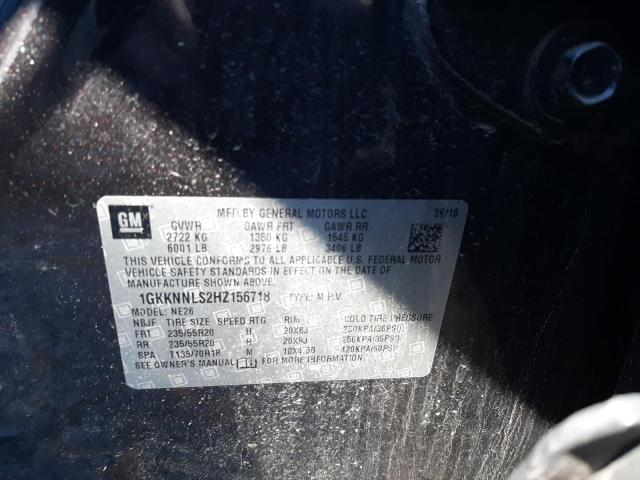 1GGKKNLS2HZ156718 GMC ACADIA