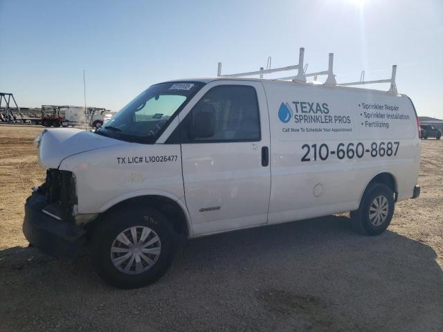 Salvage cars for sale from Copart San Antonio, TX: 2005 Chevrolet Express G2