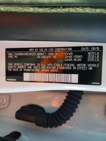 LYV402HK3HB126225 Volvo S60