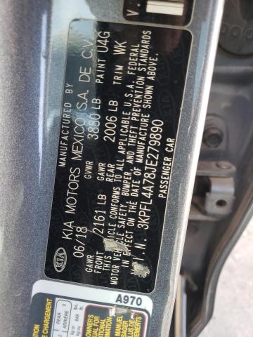 3KPFL4A78JE279890 KIA FORTE LX