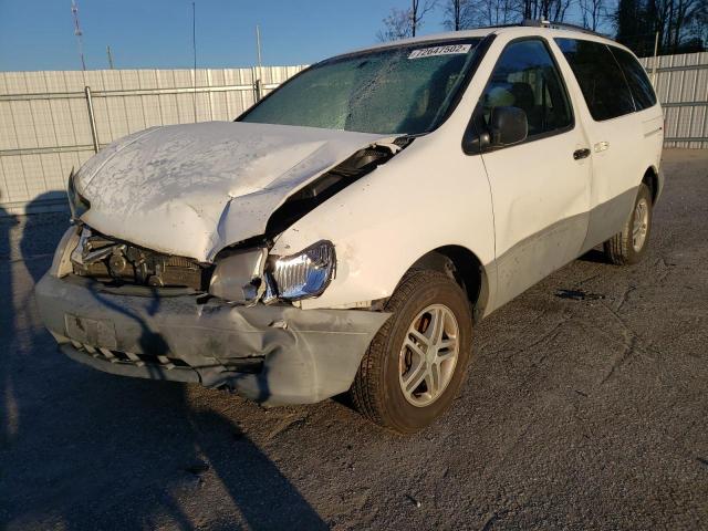 Salvage cars for sale from Copart Dunn, NC: 2001 Toyota Sienna LE