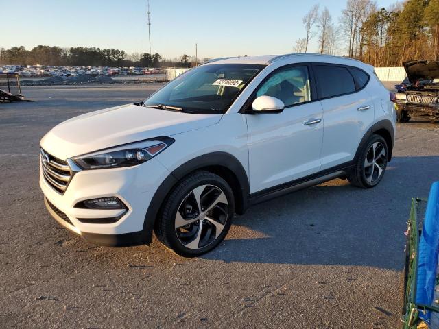 Salvage cars for sale from Copart Dunn, NC: 2016 Hyundai Tucson Limited