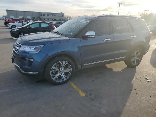 Salvage cars for sale from Copart Wilmer, TX: 2019 Ford Explorer Limited